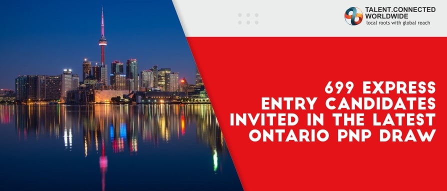 699 Express Entry candidates invited in the latest Ontario PNP draw