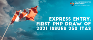 Express Entry First PNP draw of 2021 issues 250 ITAs