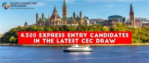 4,500 Express Entry candidates in the latest CEC draw