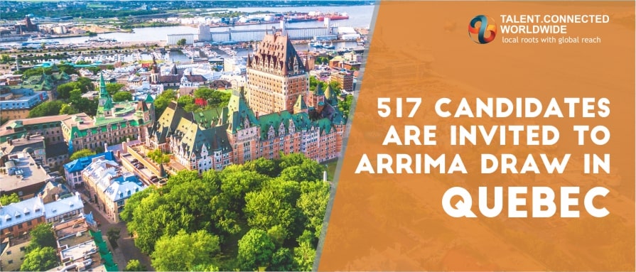 517 candidates are invited to Arrima draw in Quebec