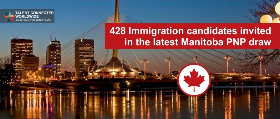 428 Immigration candidates invited in the latest Manitoba PNP draw