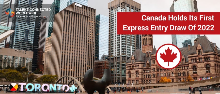 Canada Holds Its First Express Entry Draw Of 2022