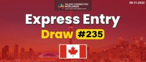 235th Express Entry Draw for Canada Immigration