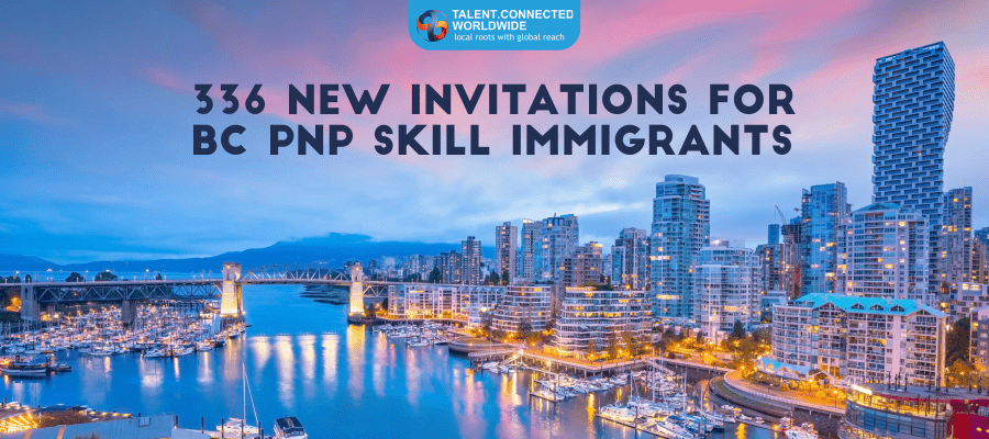 336 New invitations for BC PNP Skill Immigrants-min