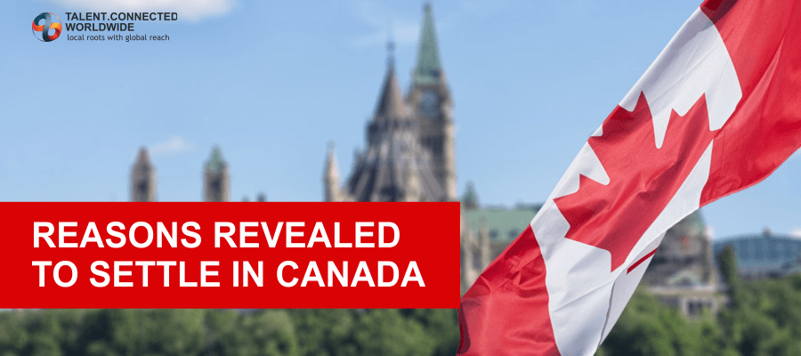 Reasons revealed to Settle in Canada