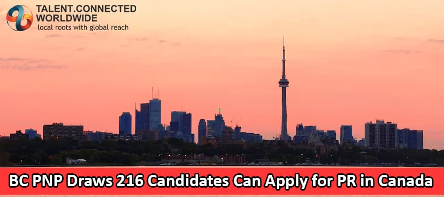 BC PNP Draws: 216 Candidates Can Apply for PR in Canada
