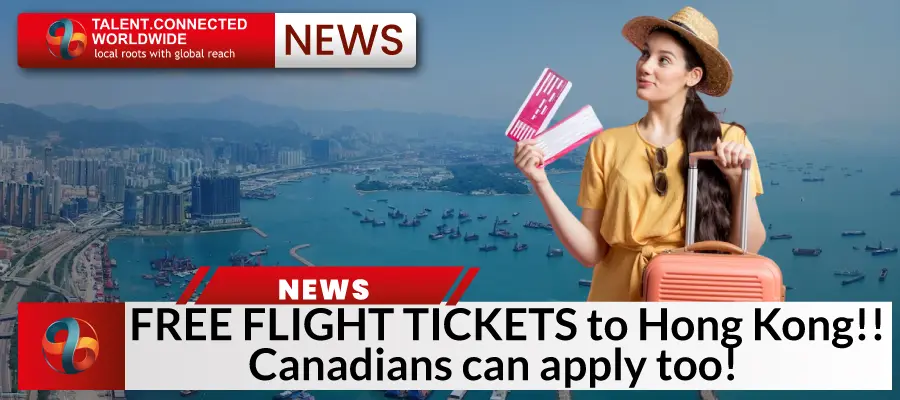 FREE FLIGHT TICKETS to Hong Kong!! Canadians can apply too! 