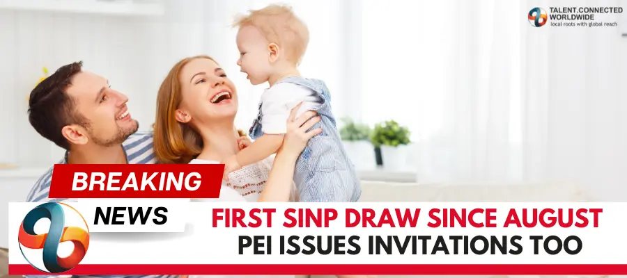 First SINP Draw since August PEI Issues Invitations too 1