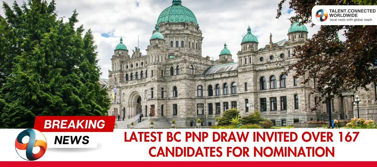 Latest BC PNP Draw Invited Over 167 Candidates For Nomination